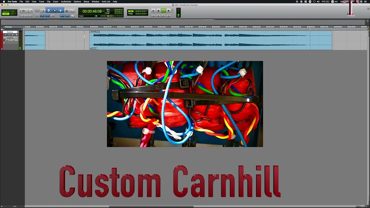 Custom Carnhill Transformer sound (Original Focusrite Red, Blue)