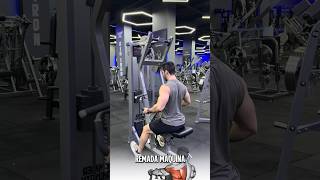 Remada maquina 🫡 #academia #exercize #musculação