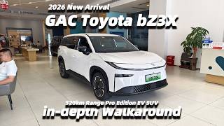 2026 New GAC Toyota bZ3X 520km Range Pro Edition EV SUV in-depth Walkaround - Big Bear Test Car