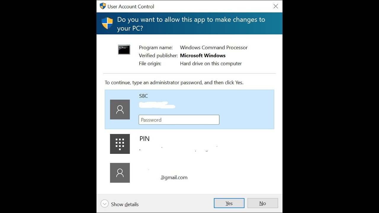 Configure UAC to Require a Password for Administrator - YouTube