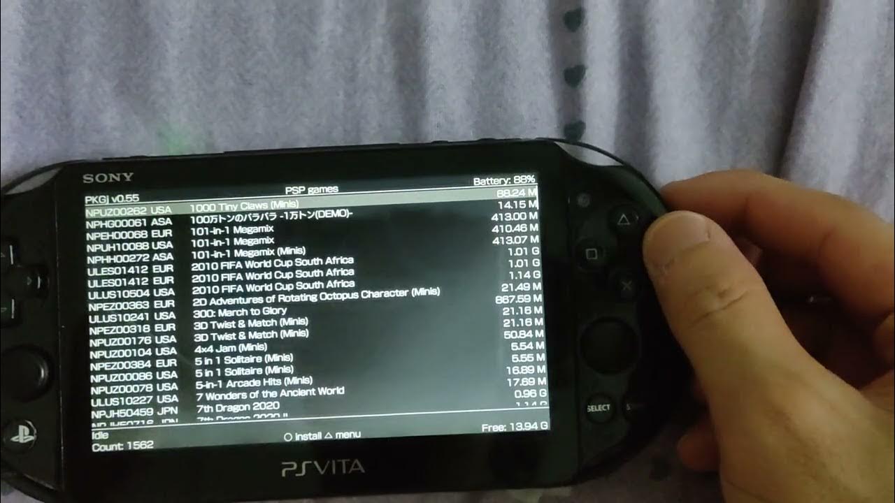 Ps Vita PKGJ Jailbreak Store Teach How To Install and Download YouTube