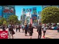 Walking in tokyo shibuya on a sunny day  4k