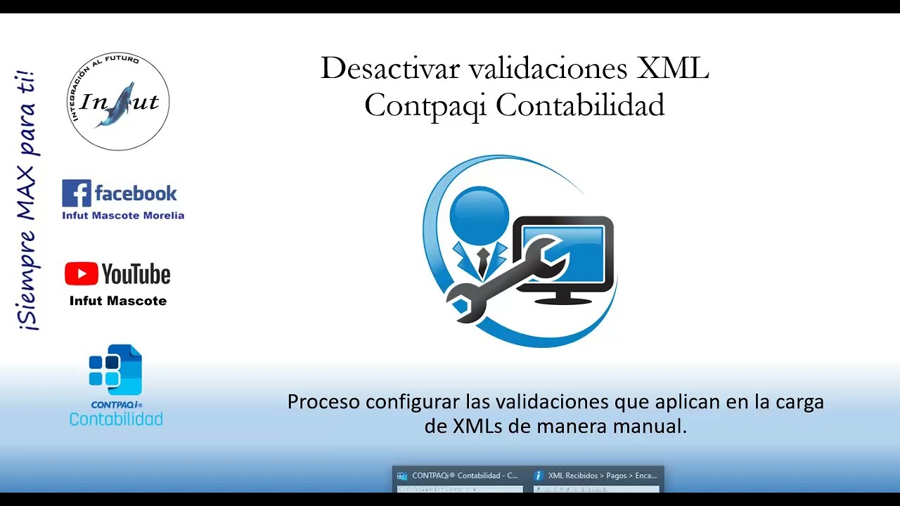 Desactivar las validaciones de XML en Contpaqi Contabilidad - YouTube