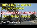 Metro Manila MRT-LINE 7  North project update as of May 2019.