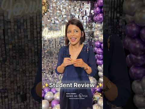 Student Review | Makeup Course | Hairstyling Course #makemeover #bridelmakup #makeup