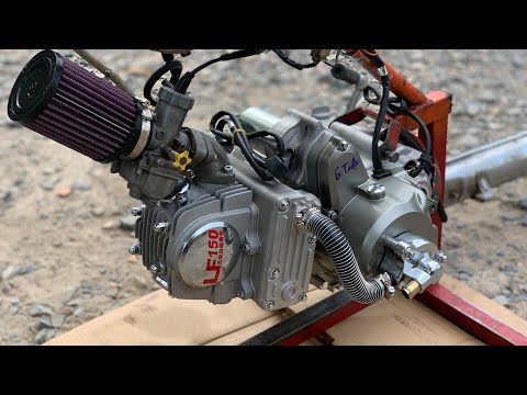 Test Nổ Máy Wave 150cc - Lòng Nước - Làm mát bằng nước - Piston Trái 55 - Dên Lớn - Lòng Dài 82mm