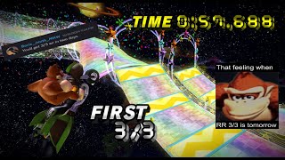 Mkw Former Wr Rainbow Road Glitch - 57.688 First Ever 33 Glitch