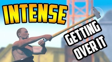 THIS GAMES SO HARD !!!!! 😱 ( getting over it with bennett foddy )
