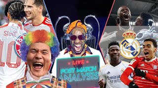 Bayern Munich vs. Real Madrid REACTION | Vini | Kim | Musiala | Kroos | Champions League 1st Leg