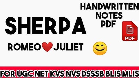 #SHERPA/ROMEO #Open_acces_tools #ugc_net_jrf #library_science BY VINNAY ANAND