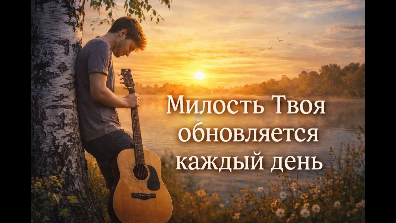 Милость Твоя обновляется каждое утро