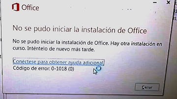 No se pudo iniciar la instalación de Office. Hay otra instalación encurso ¡SOLUCIÓN!