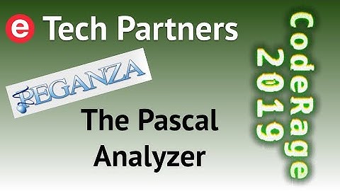 Static Code Analysis with Pascal Analyzer - CodeRage 2019