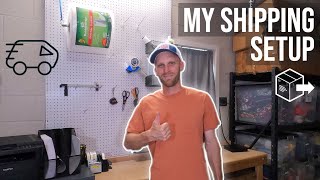 How I Created A Shipping Station For My eBay Business!
