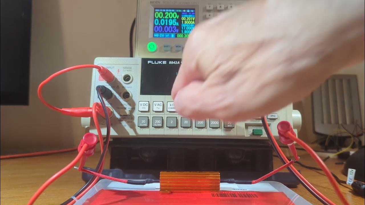 Multimeter burden voltage measurement (Fluke 8842A example) YouTube