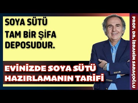 SOYA SÜTÜ GERÇEK BİR ŞİFA DEPOSU. EVİNİZDE KOLAYLIK HAZIRLAYABİLİRSİNİZ. #soyasütü #ibrahimsaraçoğlu