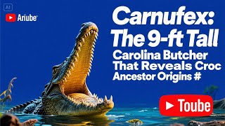 Carnufex The 9 ft Tall Carolina Butcher That Reveals Croc Ancestor Origins