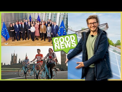 Der 52-GW-Deckel ist WEG, 3 Milliarden Bäume für Europa, gesunde Lieferdienste, autofreies London