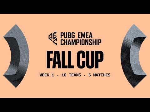 PUBG EMEA Championship: Fall Cup Week 1