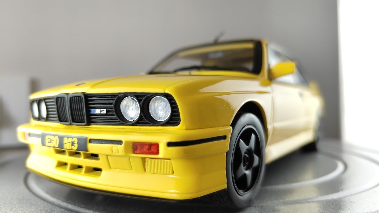 1:18 BMW E30 M3 – DAKAR YELLOW “STREET FIGHTER” (1990) Review