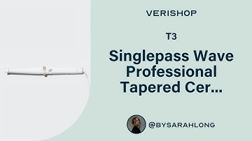 T3 Singlepass Wave Professional Tapered Ceramic Styling Wand Review