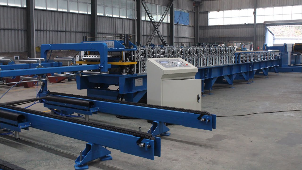 Double Layer Metal Roof Roll Forming Machine YouTube