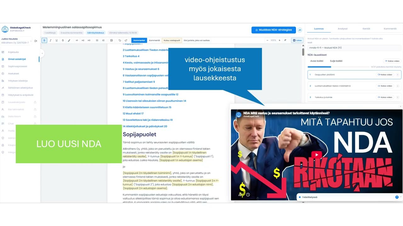 NDA luonti ja analyysi thumbnail