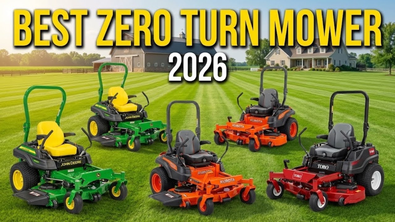 Top 5 Best Zero Turn Mowers 2025 | Heavy Duty & Fast for 5 Acres - YouTube