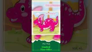 Montessori Dinosaur Puzzle Set - Enhance Early Education with Safe, Fun Matching Toys