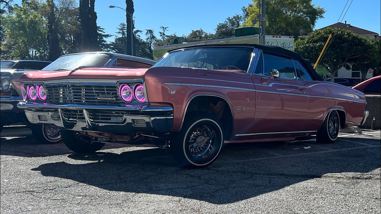 Lady Lowrider Featured at Cars n Coffee