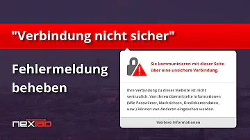 Wie vermeide ich die nicht sicher Meldung in Chrome?