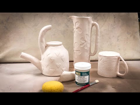 Cracked Pottery?  How to Fix Cracked Bisque with Bisque Fix!  Day 10 Quarantine Distraction Video