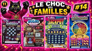 Mission Grattage Le Choc Des Familles Millionnaire - Jackpot - Vegas - Solitaire
