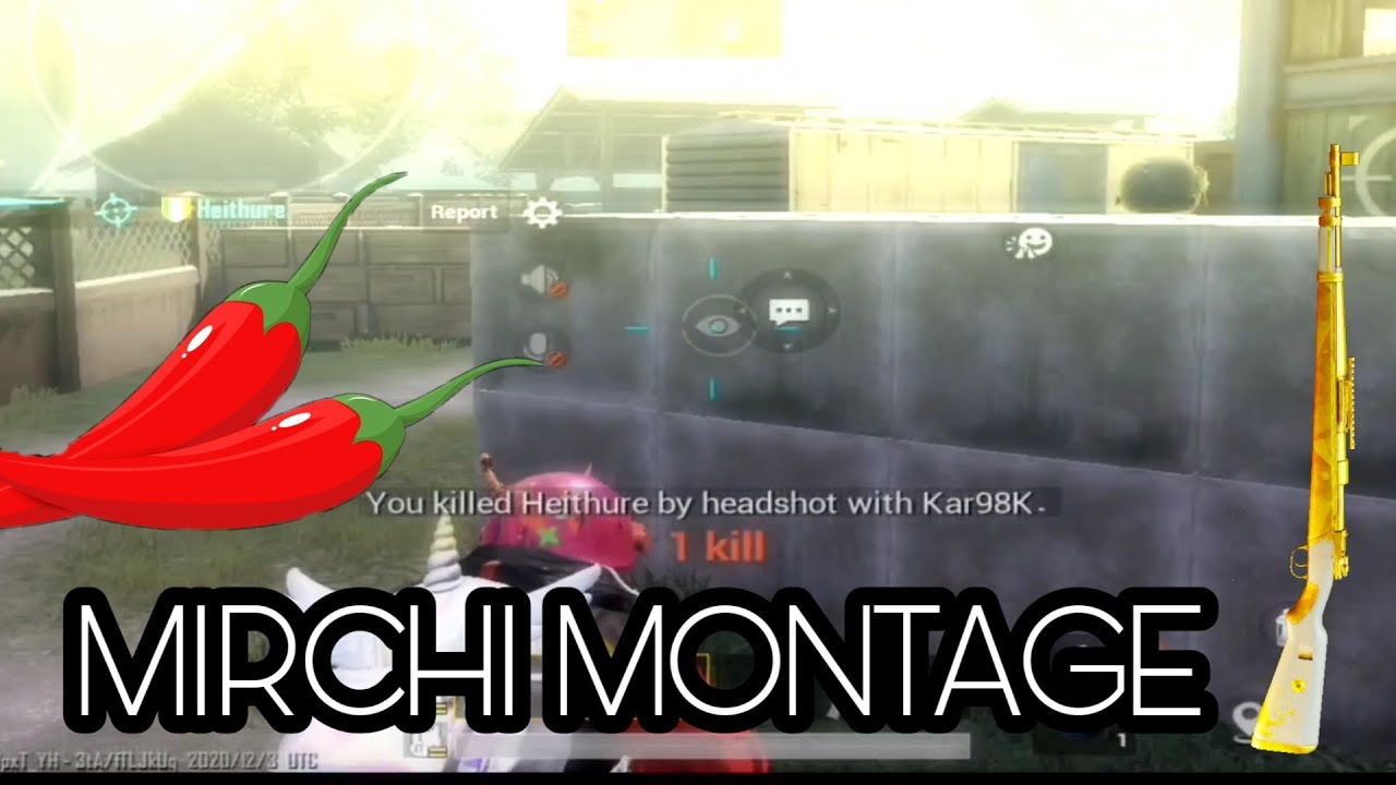 PUBG MOBILE MIRCHI MONTAGE