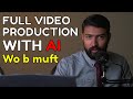 How to make a complete with ai from script voice over and graphics with ai for free in urdu