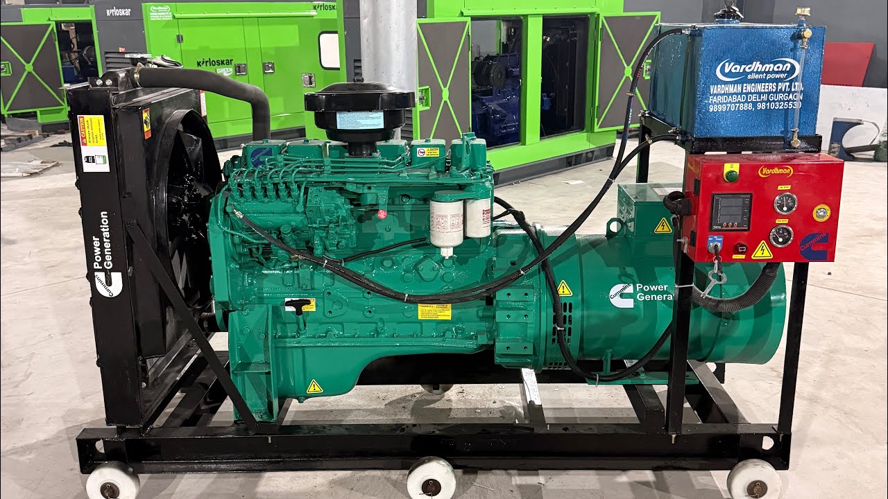 62.5kva Cummins open Generator with full load testing bhojpur bihar delivery 