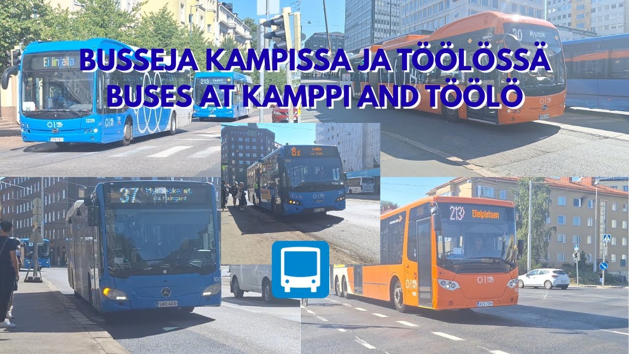 Busseja Kampin Ja Töölön Välissä -  Buses Between Kamppi And Töölö 2024