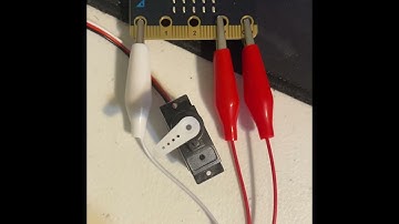 Servo tests with the MicroBit #robotics #microsoft #microbit