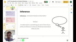 Observation vs  Inference Notes