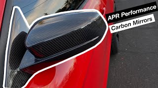 APR PERFORMANCE CARBON FIBER FULL MIRROR REPLACEMENT [2013 MUSTANG GT]
