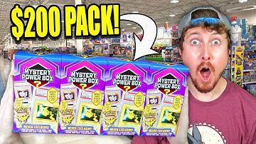 I PULLED A $200 VINTAGE PACK OF POKEMON CARDS! New Meijer Exclusive Mystery Power Box Opening