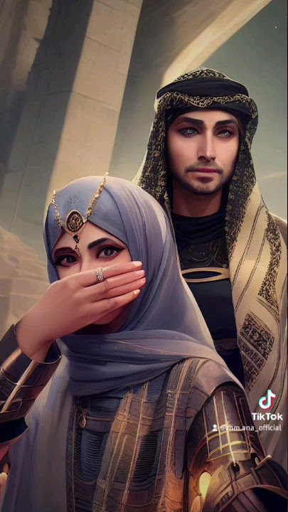 Seb and Ana be an arabian AI #mixmarriage #saudiarabia #filter #ai #couple #muslim #ypp #viralvideo