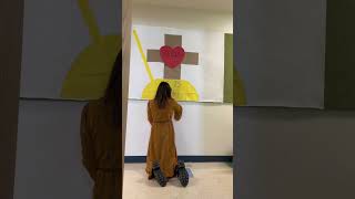 Church bulletin board: He is Risen! #easter #church #heisrisen