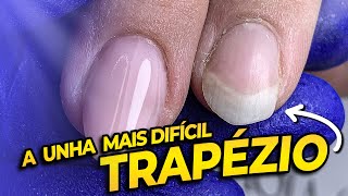 ALONGAMENTO NA UNHA TRAPÉZIO | Molde Russo