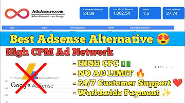 High CPM Ad Network Payment Proof  | Best Ad network for website monetization | AdsAssure.com cpm