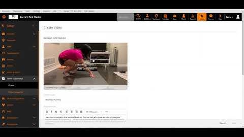 FitVid on Demand - Uploading a Video