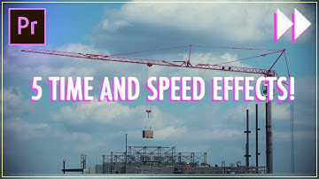 5 Essential Time & Speed Effects in Adobe Premiere Pro CC! (Slow Mo, Fast Forward, Ramping)