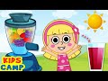 Learn Colors For Kids | Fruit Names With Coolers 🍇🍓🥭 | Educational Videos By KidsCamp