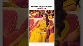 Samantha: The Elegance of Simplicity 🌸 #samantha #saree #mangalsutra #lovely #beauty #glow