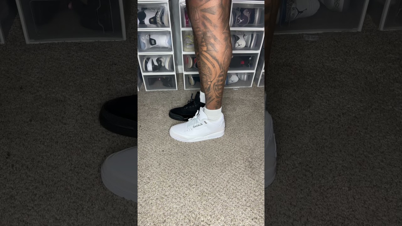 Mix Match JORDAN 3 RETRO 'PURE MONEY' VS JORDAN 3 RETRO 'BLACK CAT' 